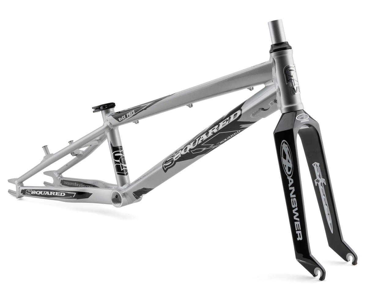 SSquared VP BMX Race Frame Kit Silver Black Pro XL Dan s