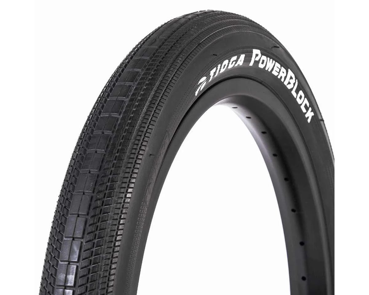 Tioga PowerBlock BMX Tire (Black) (Wire Bead) (26