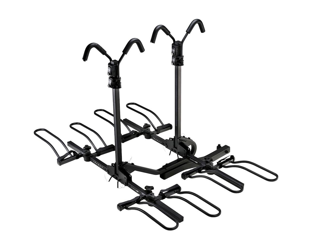 TransIt Flatbed DLX Hitch Rack (Black) (4 Bikes) (2