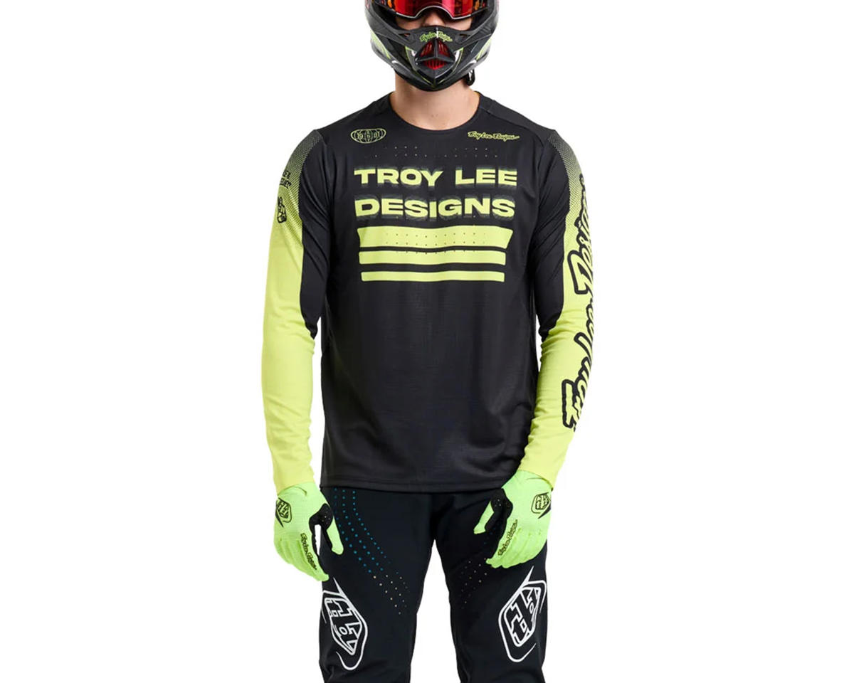 Troy Lee Designs Sprint Long Sleeve Jersey (Segment Black) - Dan's